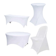 Load image into Gallery viewer, 5Ft Round Fold Up Table Set