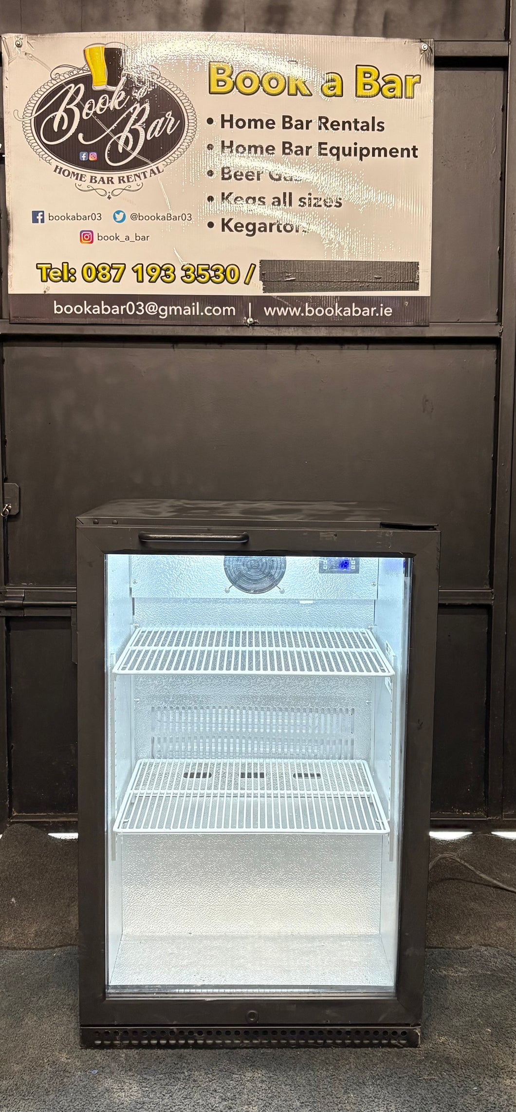 Undercounter Back Bar Fridge Hire (Single)