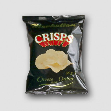 Manhattan Crisps (cheese and onion) 24 packets